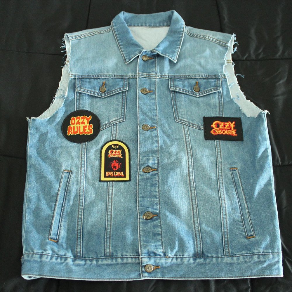 Ozzy Osbourne Limited Edition Denim Patch Vest
